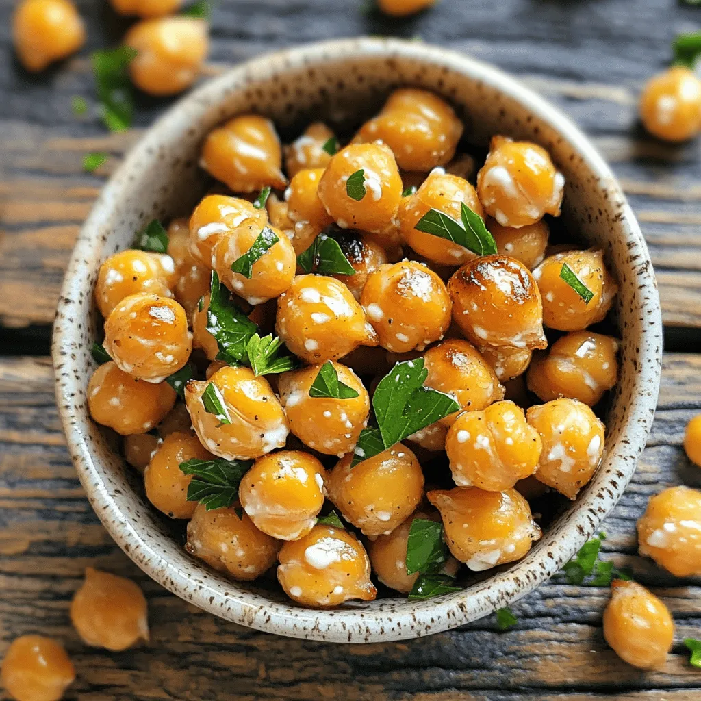 Ranch Roasted Chickpeas Crispy and Flavorful Snack