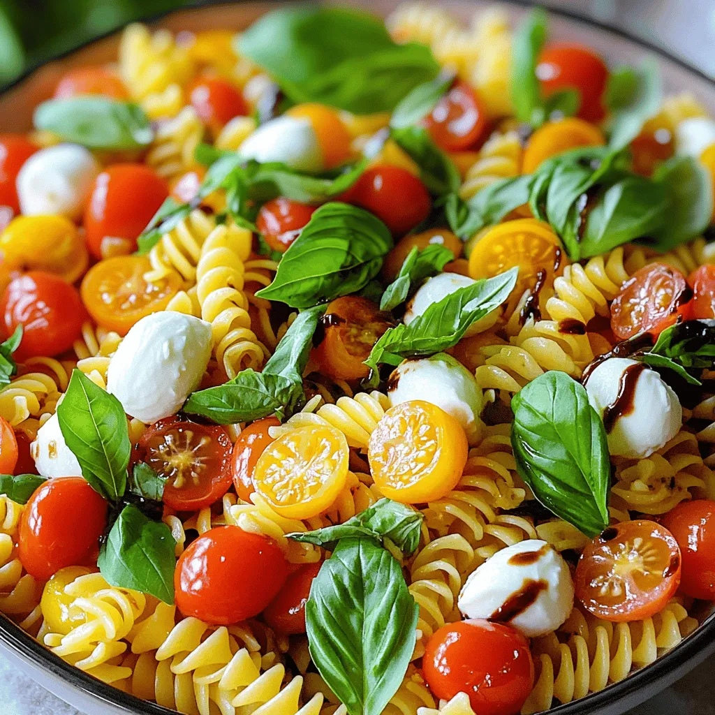 Easy Caprese Pasta Salad Fresh and Flavorful Recipe