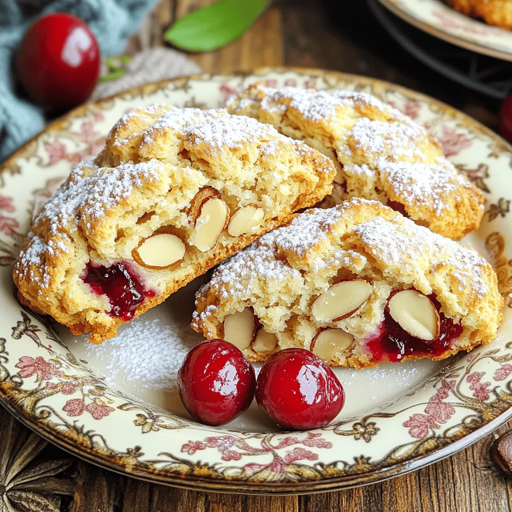 Cherry Almond Scones Delightful and Easy Recipe
