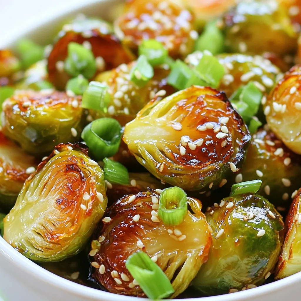 Honey Sriracha Brussels Sprouts Flavorful Roasted Delight