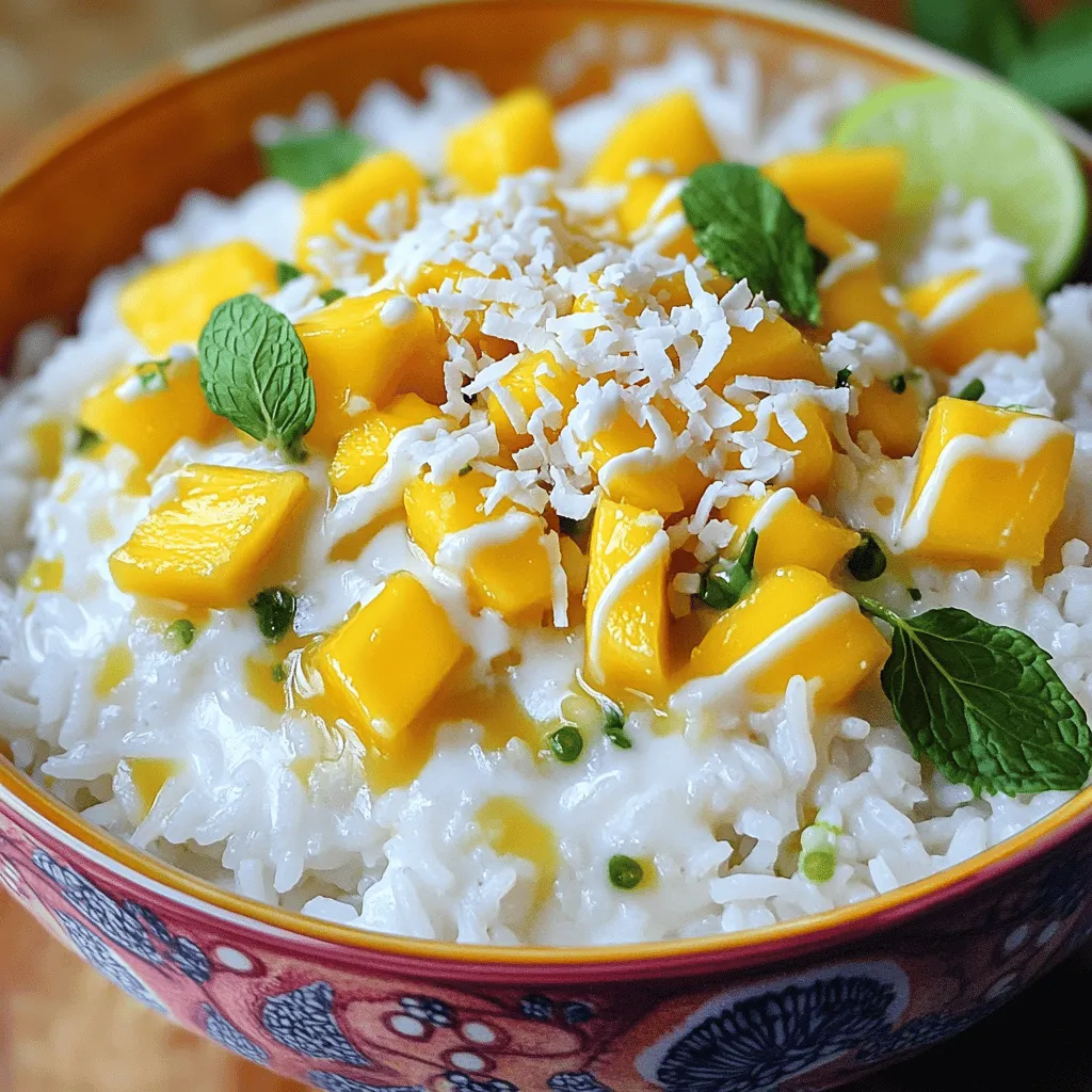 Coconut Rice with Mango Delightful and Simple Recipe