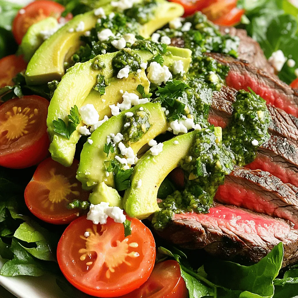 Chimichurri Steak Salad Fresh and Flavorful Delight