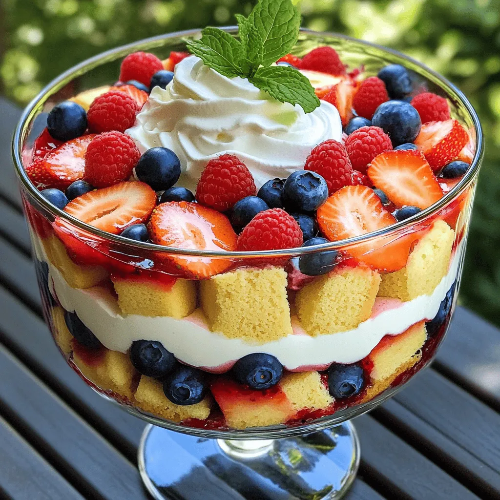 Summer Berry Trifle Delicious and Easy Dessert Recipe