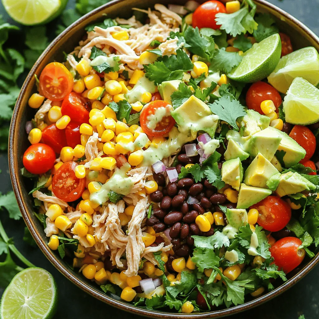 Southwest Chicken Salad Tasty and Nutritious Meal