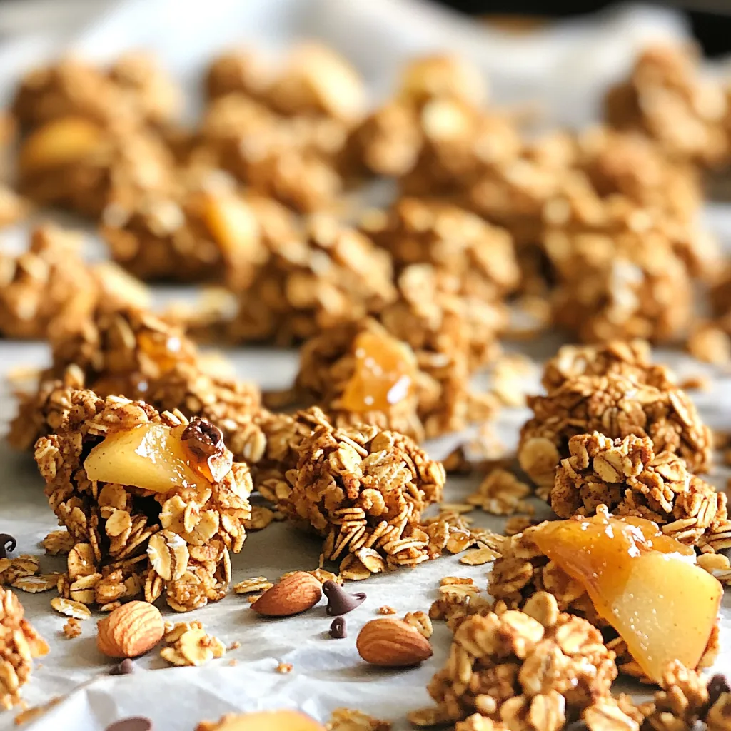 Caramel Apple Granola Clusters Simple and Tasty Snack