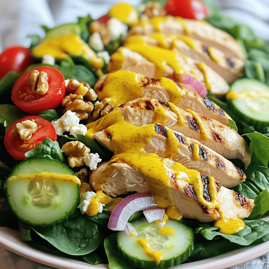 Honey Mustard Chicken Salad Fresh and Tasty Delight