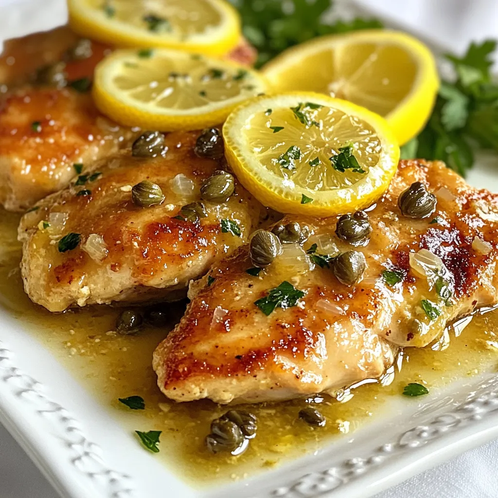Lemon Chicken Piccata Flavorful Dinner Delight