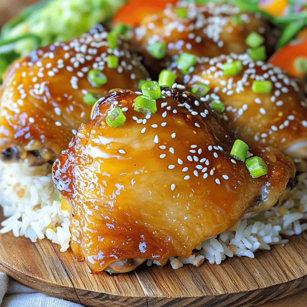 Baked Honey Garlic Chicken Thighs Mouthwatering Recipe