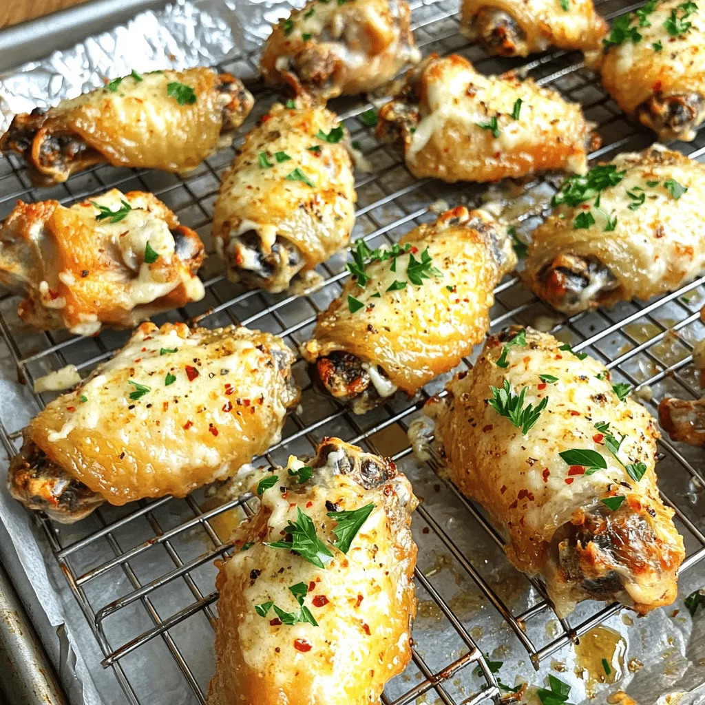 Baked Garlic Parmesan Wings Crispy and Flavorful Treat