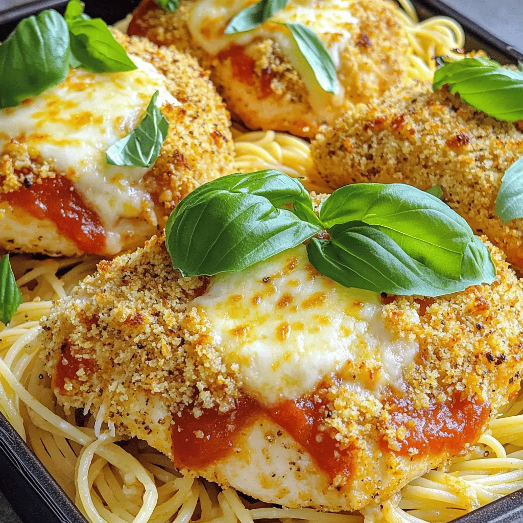 Baked Chicken Parmesan Crispy and Flavorful Dinner