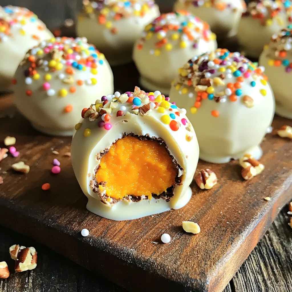 No-Bake Pumpkin Oreo Truffles Delightful Fall Treat
