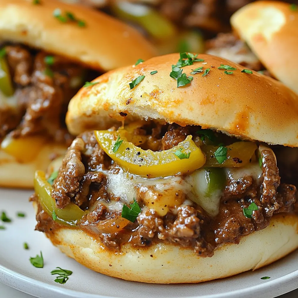 Philly Cheesesteak Sloppy Joes Flavorful Comfort Food