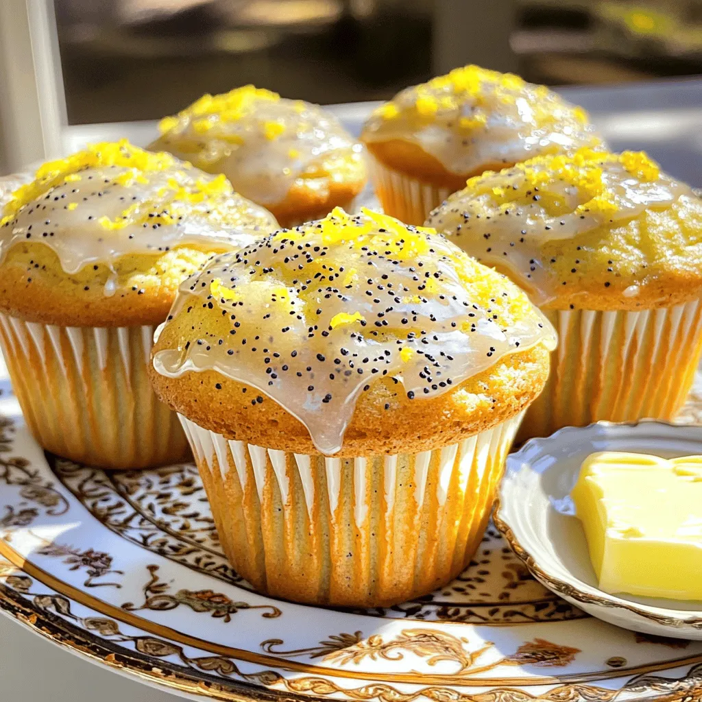 Lemon Poppy Seed Muffins Easy and Tasty Recipe
