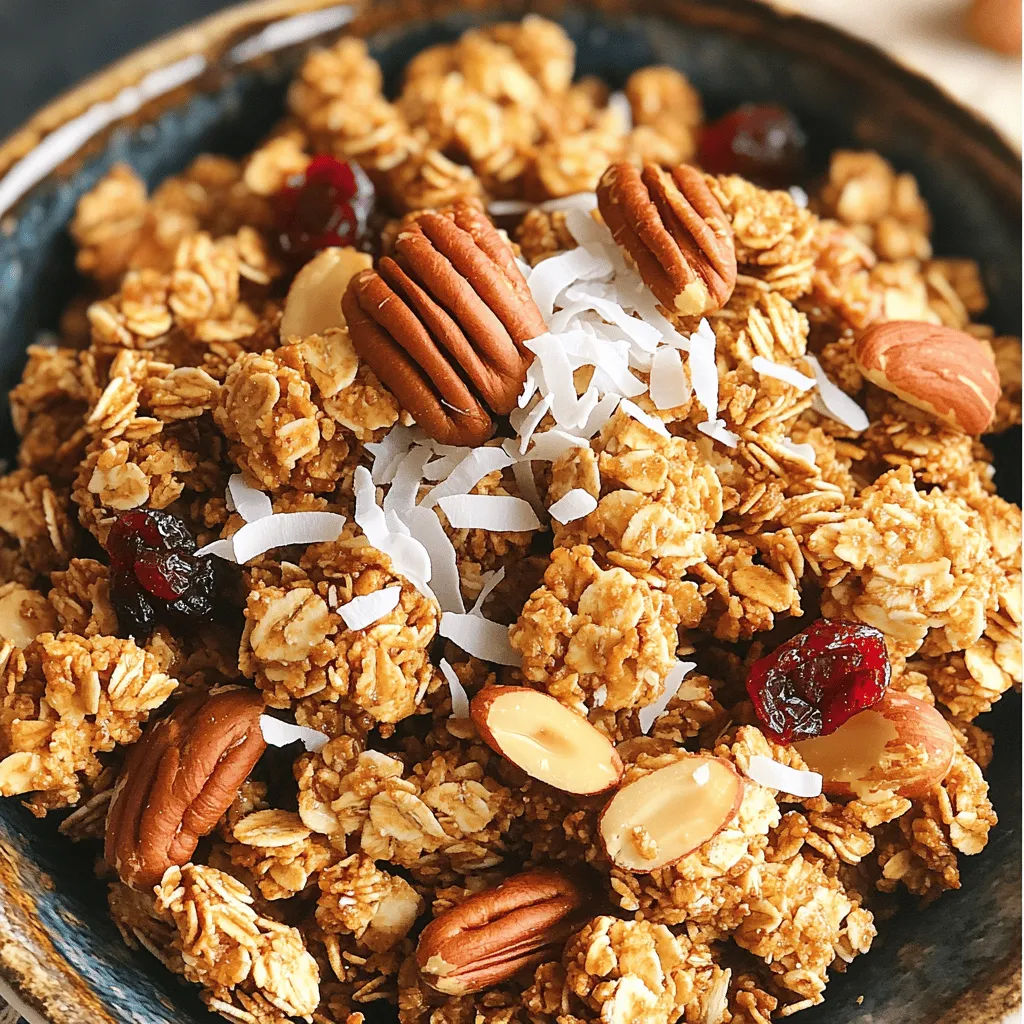 Maple Pecan Granola Clusters Crunchy and Tasty Snack