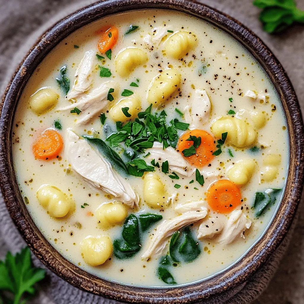 Creamy Chicken Gnocchi Soup Delightful and Easy Recipe