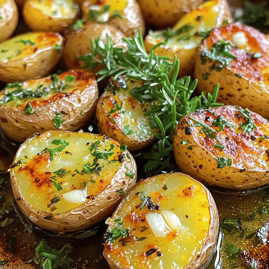 Garlic Herb Roasted Potatoes Tasty and Easy Recipe