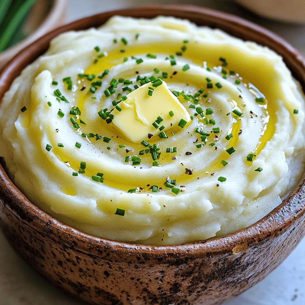 Creamy Garlic Mashed Potatoes Comforting Side Dish