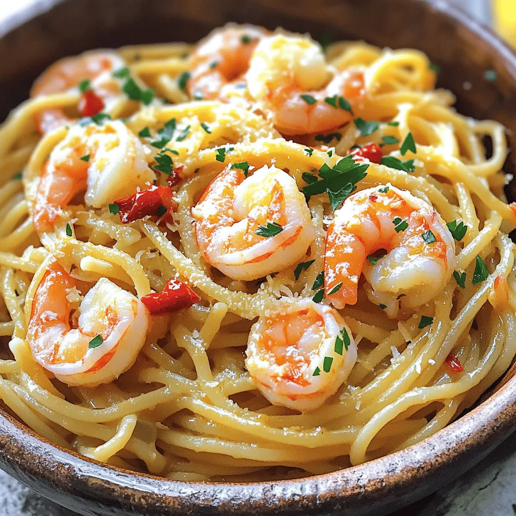 Garlic Chili Butter Shrimp Pasta Flavorful Dinner Delight