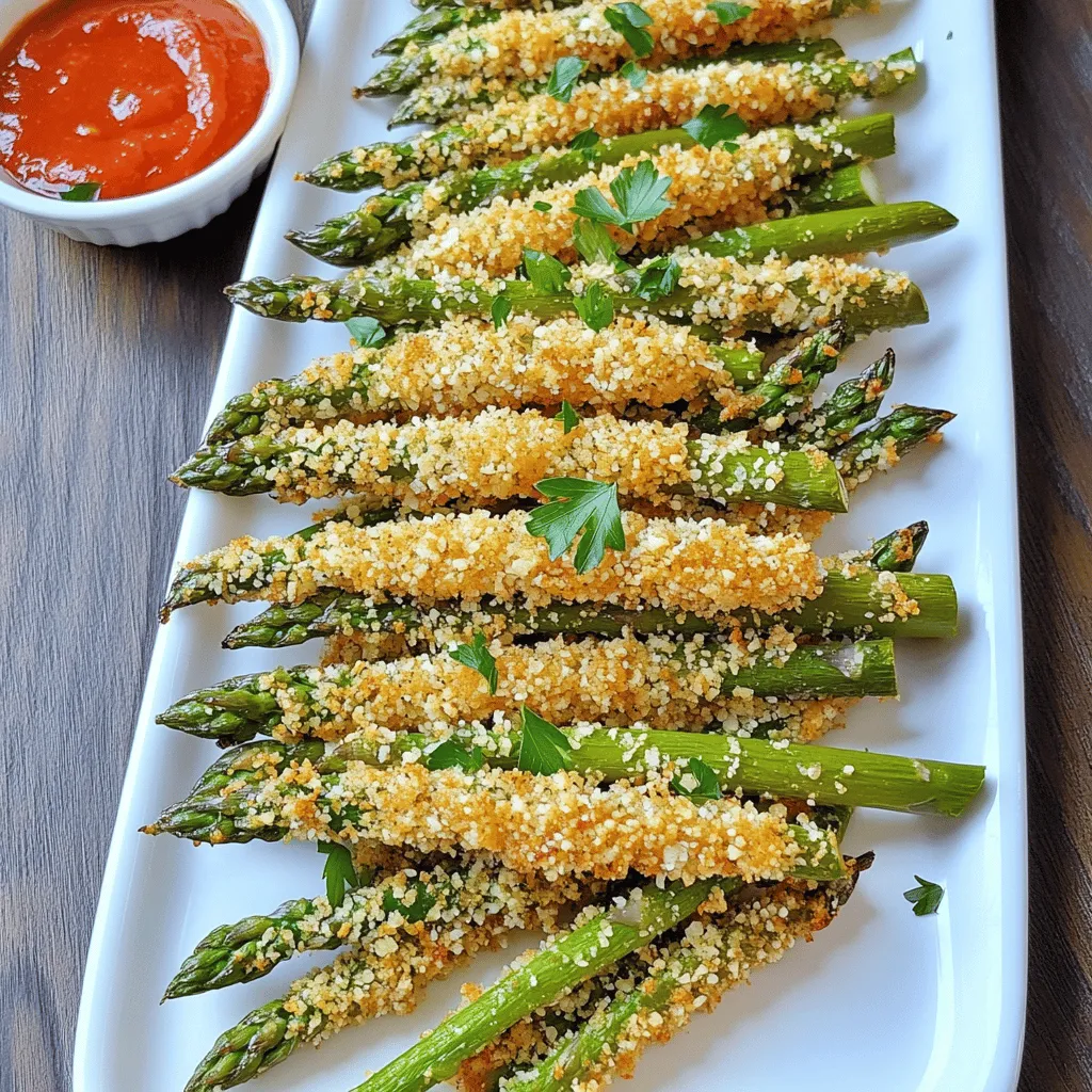 Baked Parmesan Asparagus Fries Crispy and Flavorful