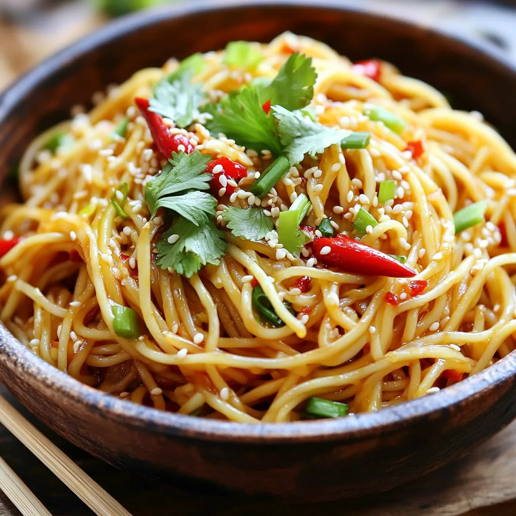 Garlic Chili Noodles Flavorful and Easy Recipe