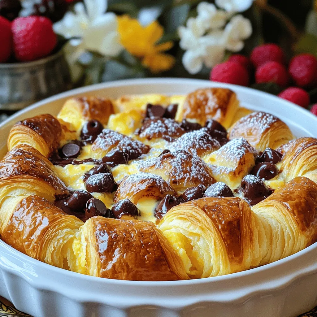 Chocolate Croissant Breakfast Bake Tasty Morning Treat