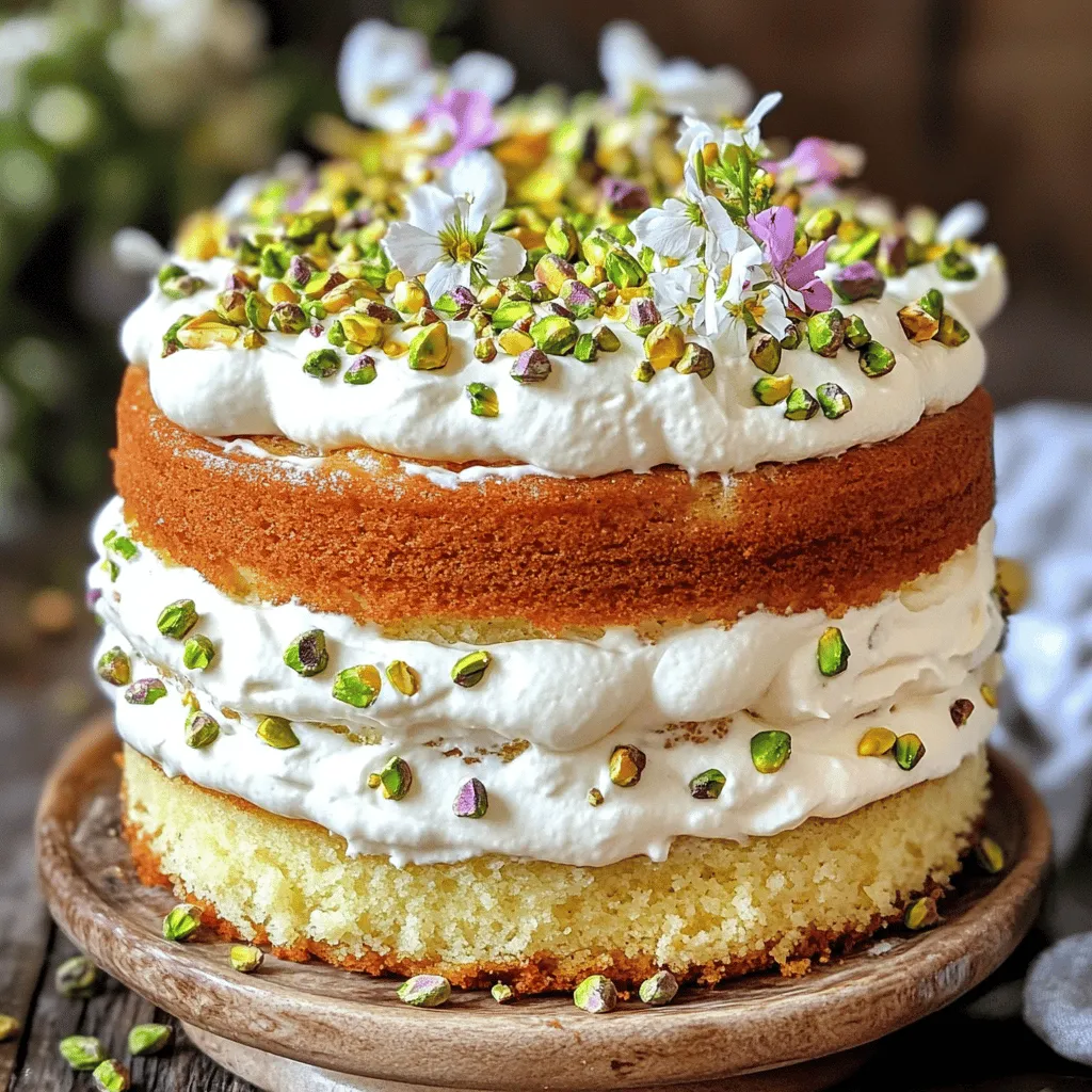 White Chocolate Pistachio Cake Delightful and Easy