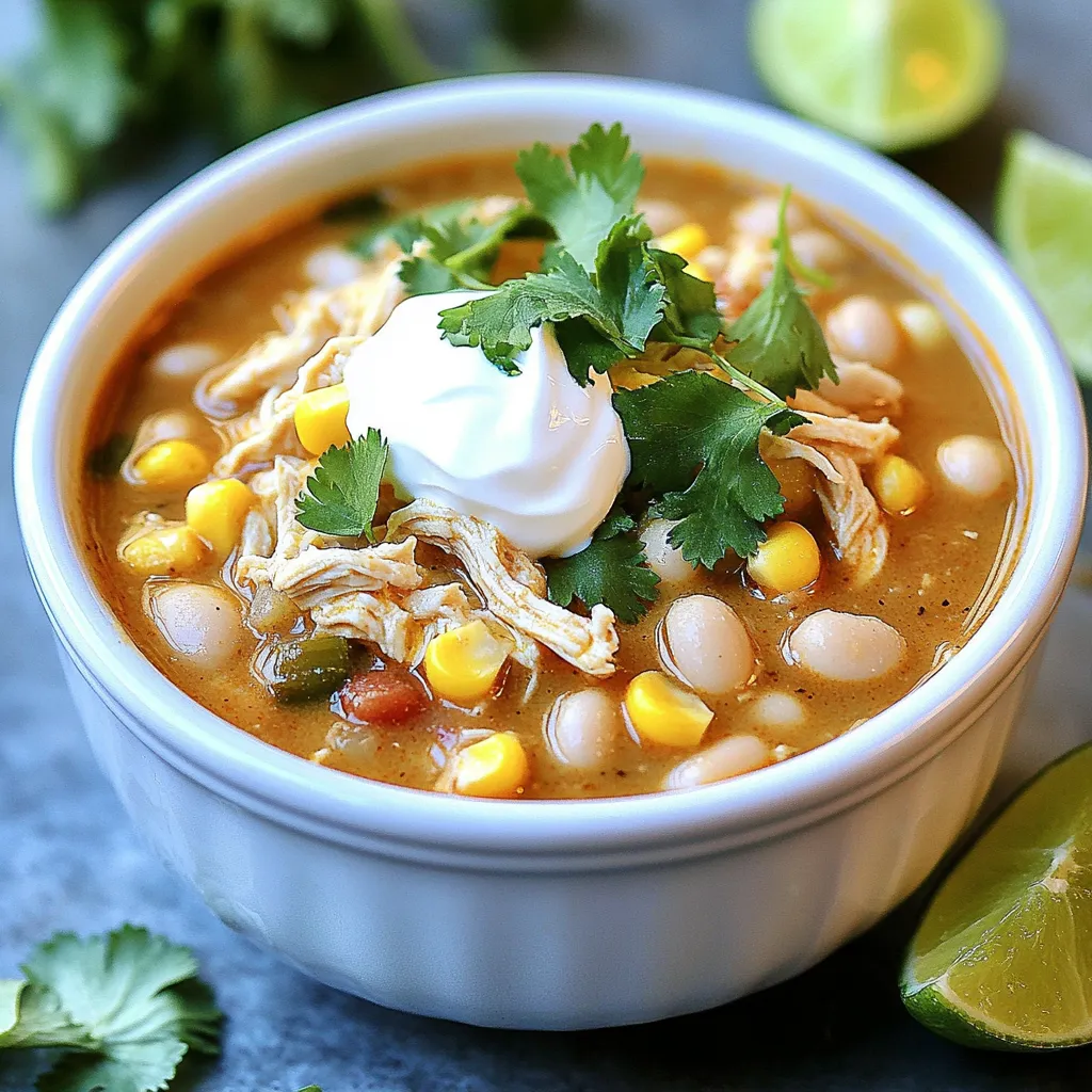 Slow Cooker White Chicken Chili Flavorful and Easy Recipe