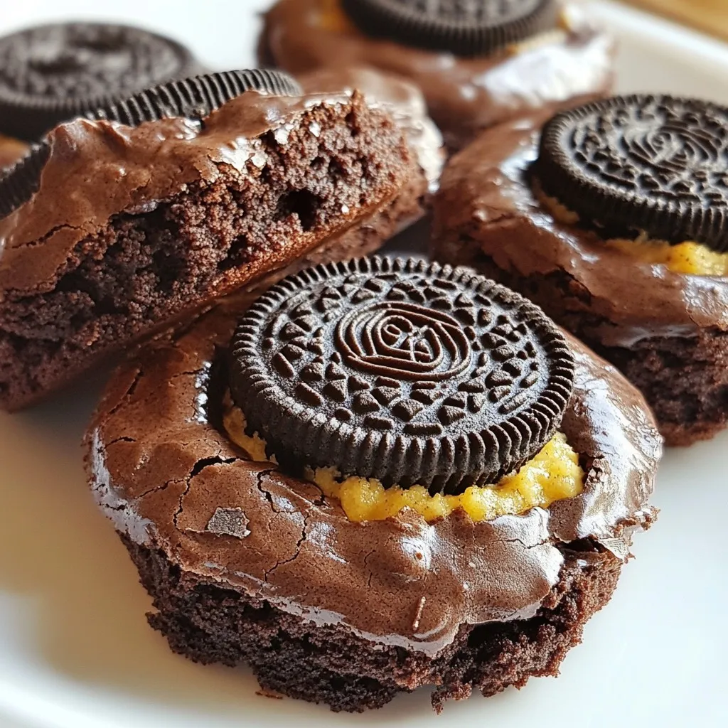 Oreo Stuffed Brownie Cookies Delightful and Easy Treat