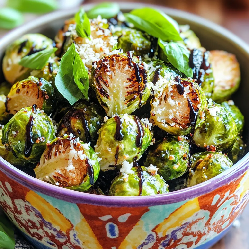 Air Fryer Garlic Parmesan Brussels Sprouts Delight