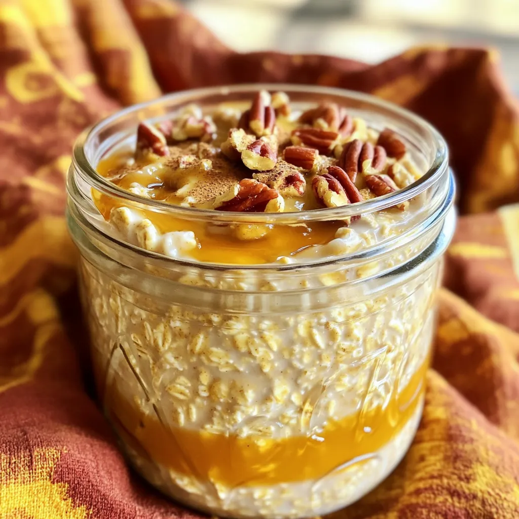 Pumpkin Spice Overnight Oats Easy Breakfast Delight