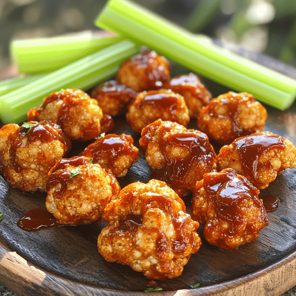 BBQ Cauliflower Wings Crunchy and Flavorful Delight