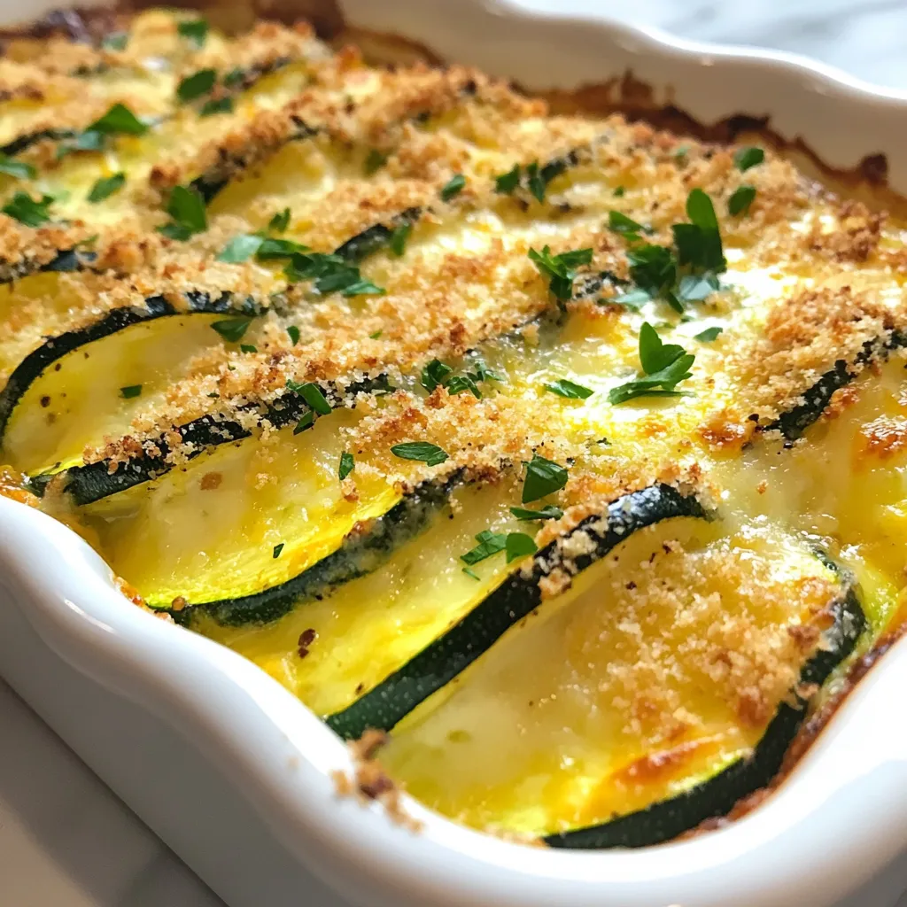 Cheesy Zucchini Bake Simple and Tasty Flavor Fix