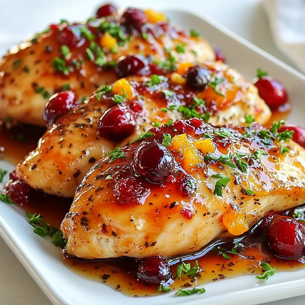Cranberry Glazed Chicken Simple and Flavorful Dish
