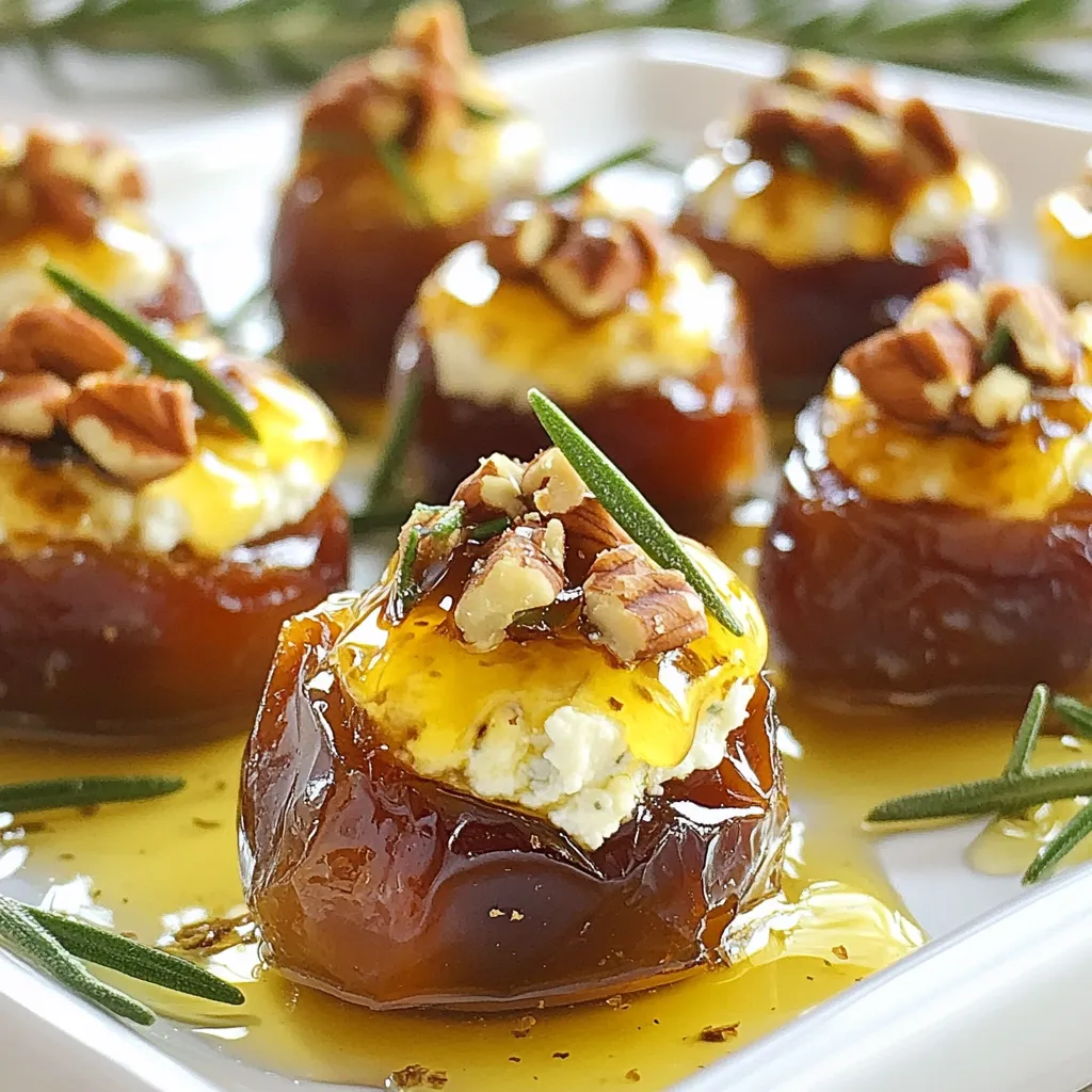 Honey Goat Cheese Stuffed Dates Easy and Irresistible