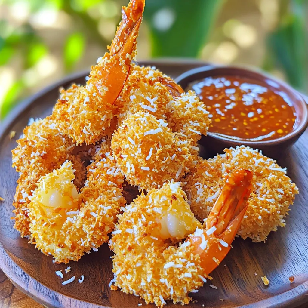 Air Fryer Coconut Shrimp Crunchy and Tasty Delight
