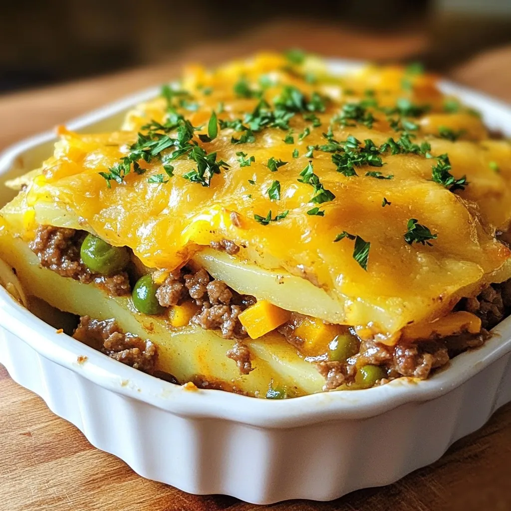 Ground Beef Potato Casserole Easy Comfort Meal