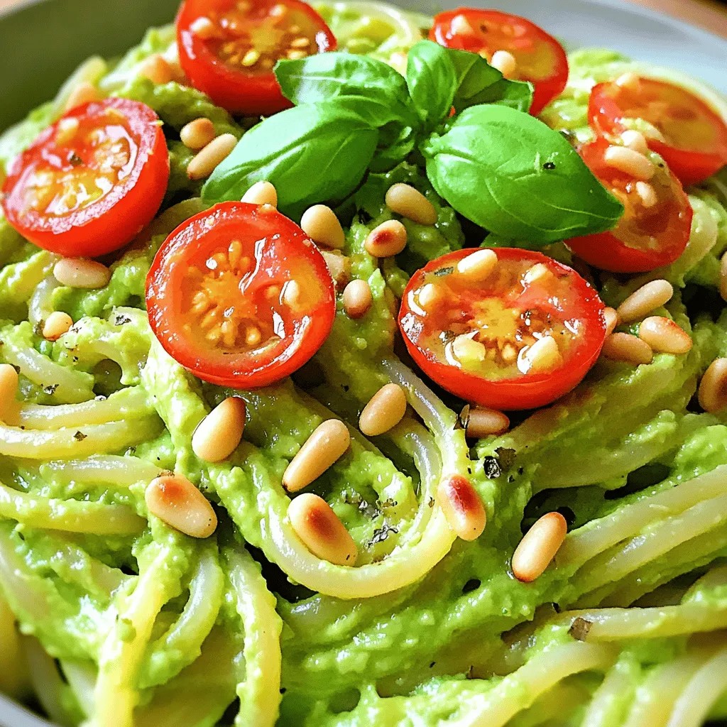 Creamy Avocado Pasta Rich and Flavorful Delight