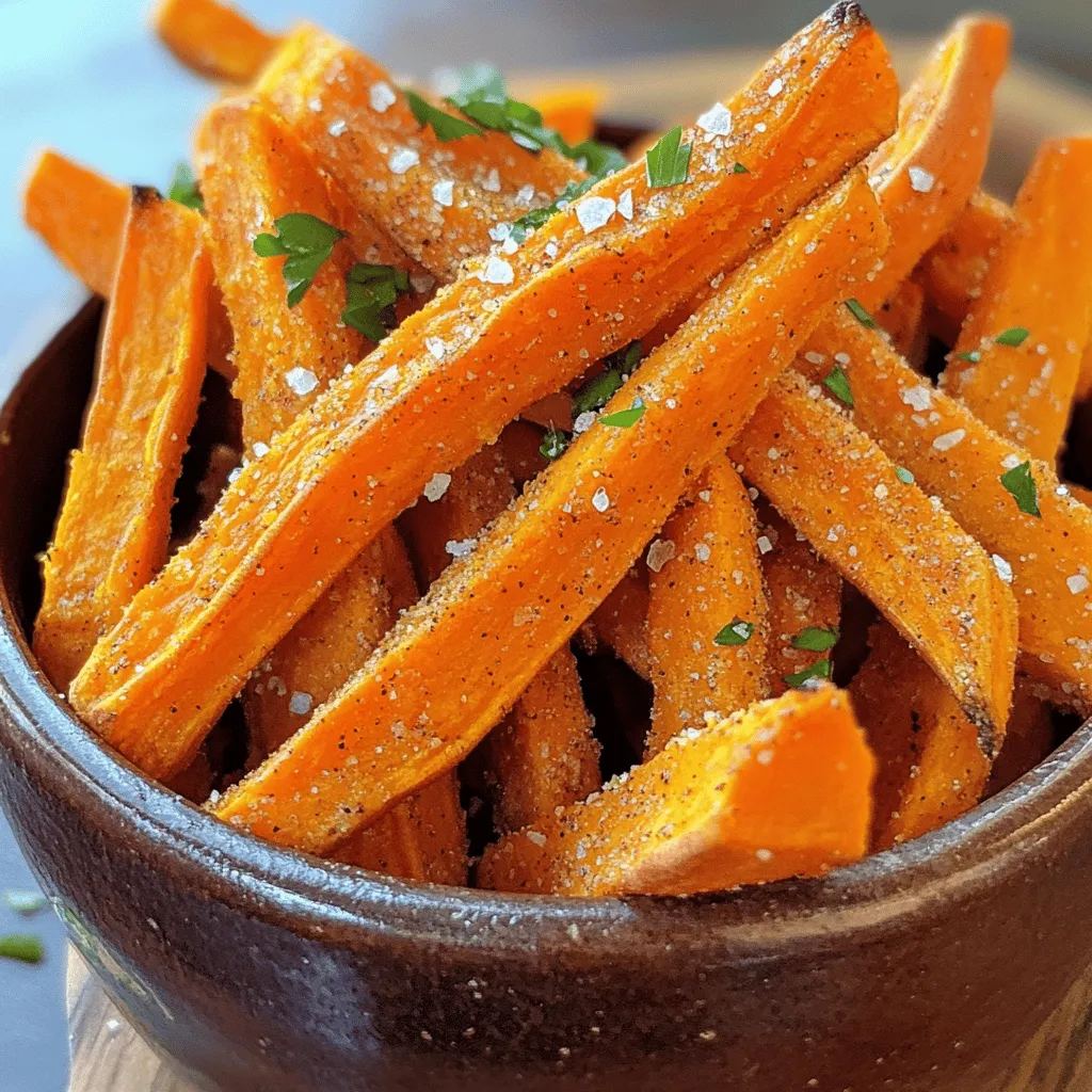 Baked Sweet Potato Fries Crispy and Flavorful Snack