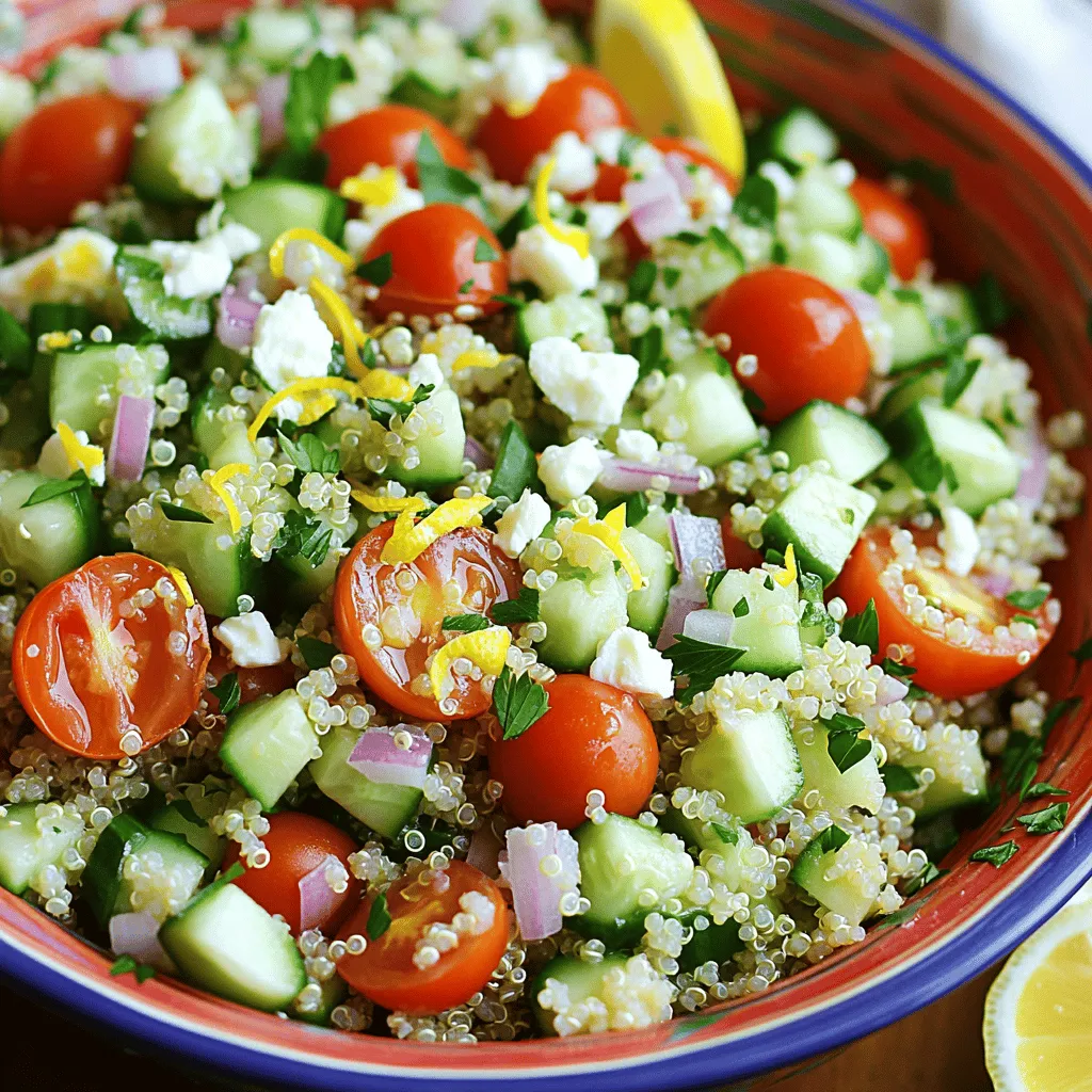 Lemon Herb Quinoa Salad Fresh and Flavorful Recipe