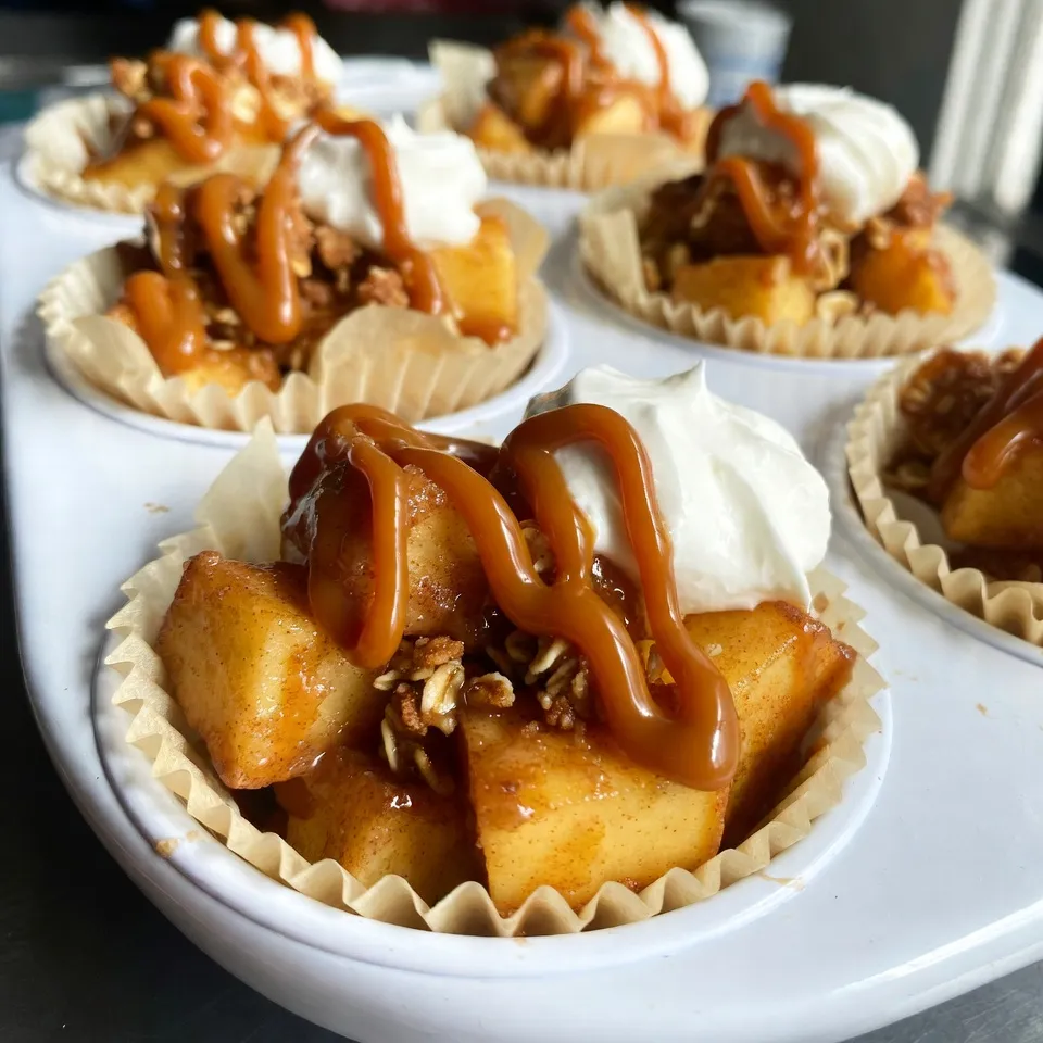 Caramel Apple Crisp Cups Delightful Fall Treat