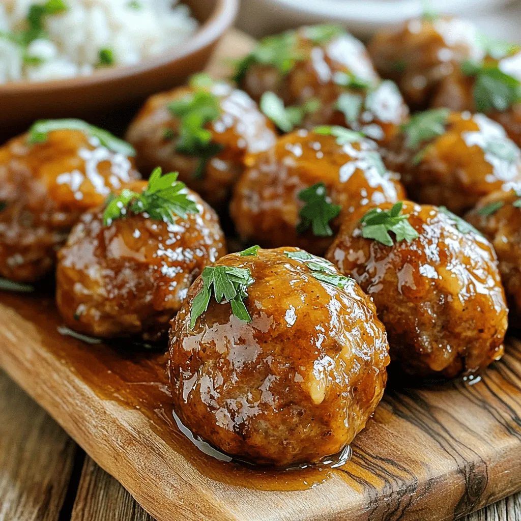 Honey Garlic Glazed Meatballs Savory and Simple Dish