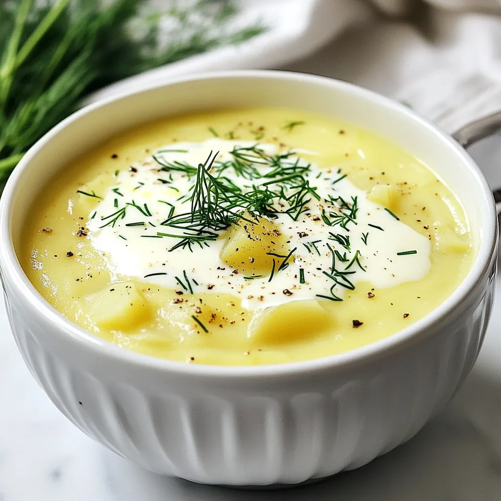 Polish Potato Soup Rich and Creamy Comfort Food