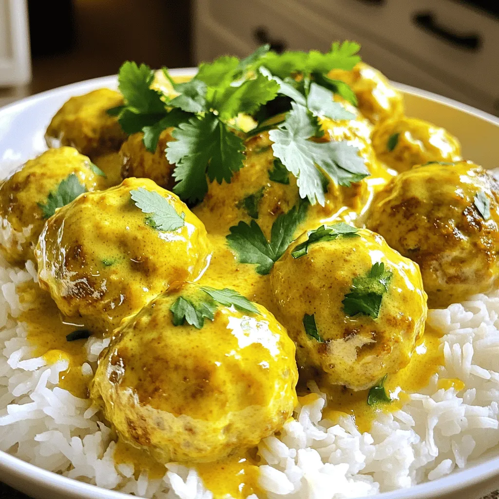 Coconut Curry Meatballs Flavorful and Easy Recipe