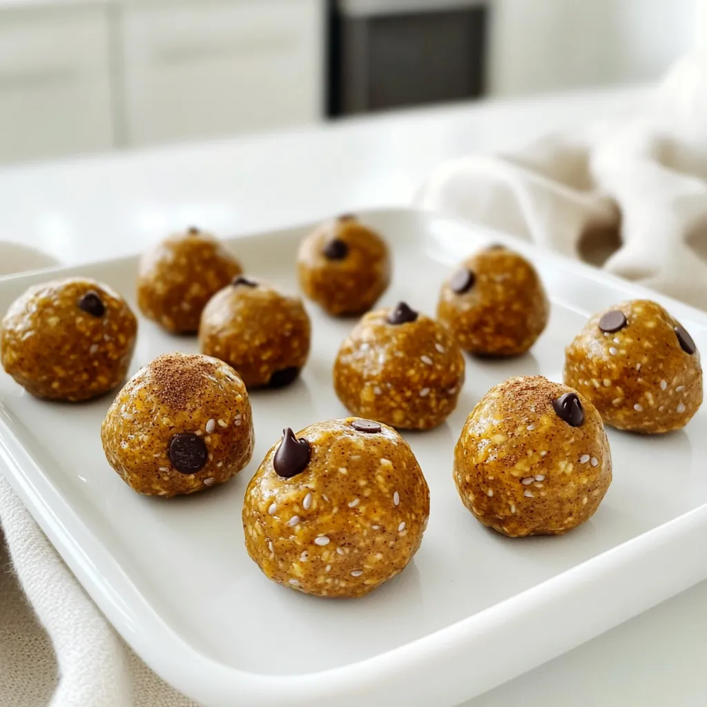 Pumpkin Spice Energy Bites Healthy and Tasty Snack