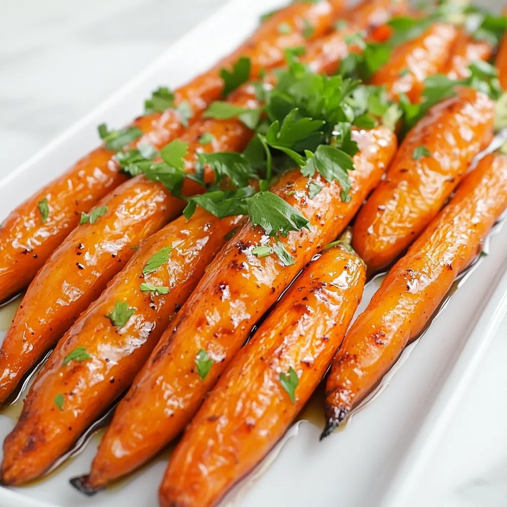 Roasted Carrots Perfectly Glazed and Tender Treat