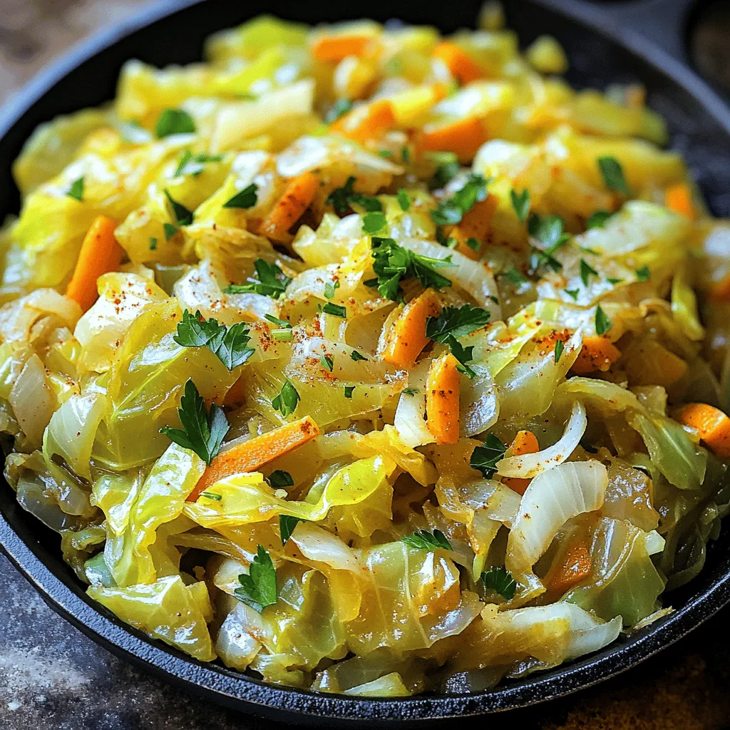 Savory Southern Fried Cabbage Quick and Easy Recipe