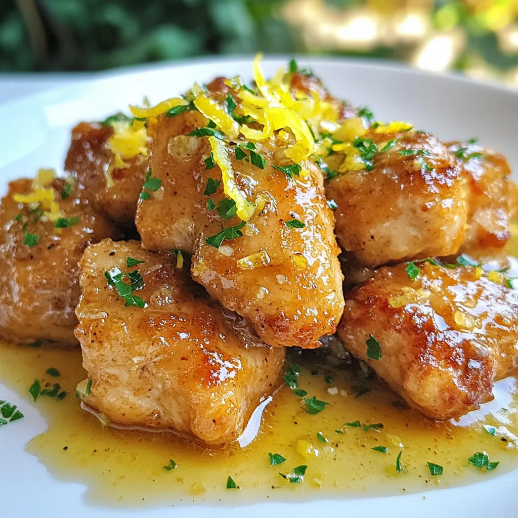 Garlic Butter Chicken Bites Tasty and Simple Recipe