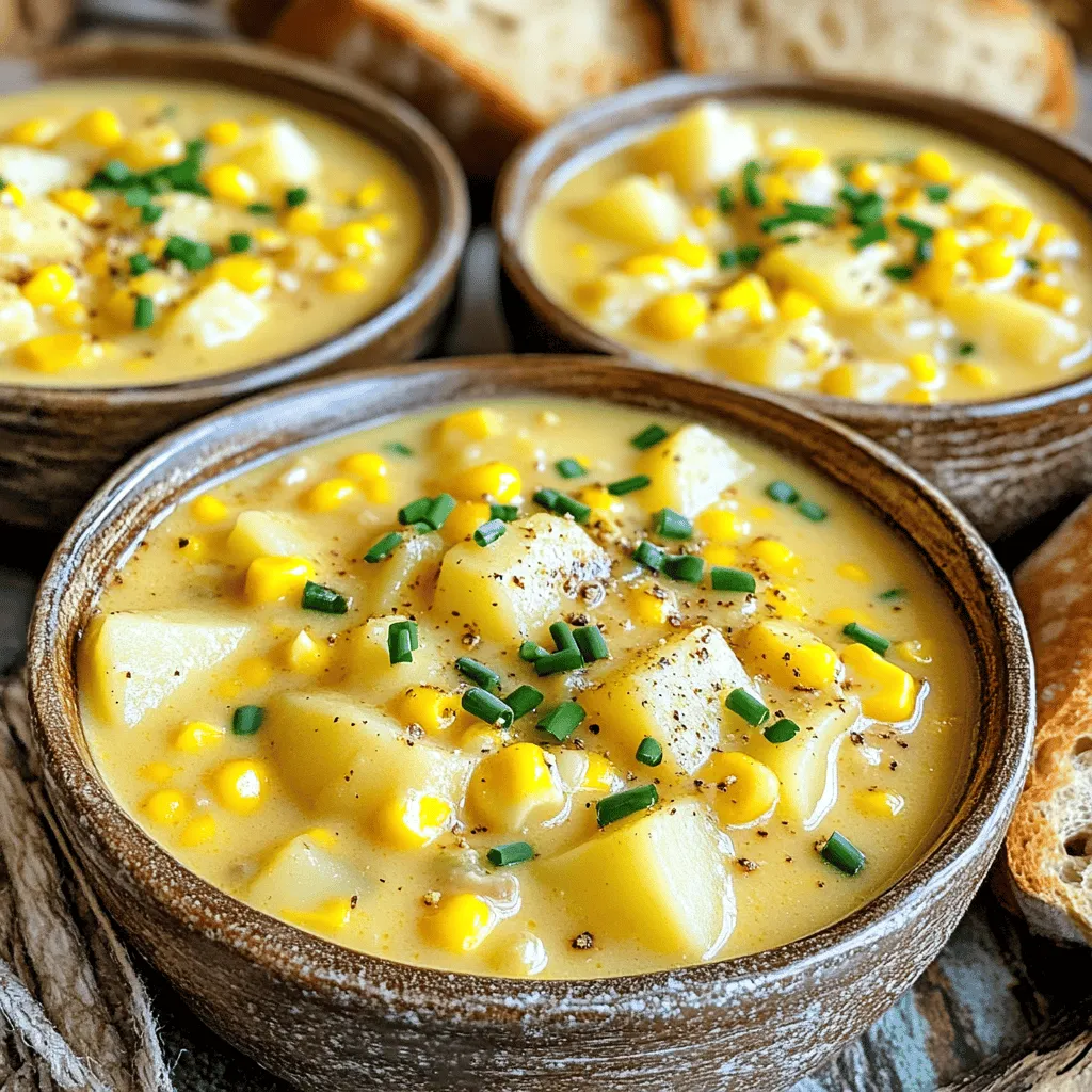 Slow Cooker Potato Corn Chowder Simple Comfort Dish