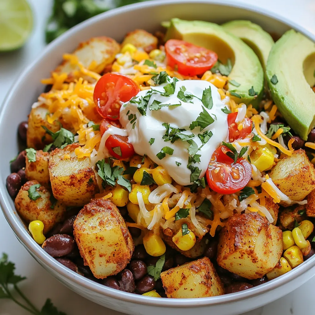 Loaded Potato Taco Bowl Flavorful and Easy Recipe