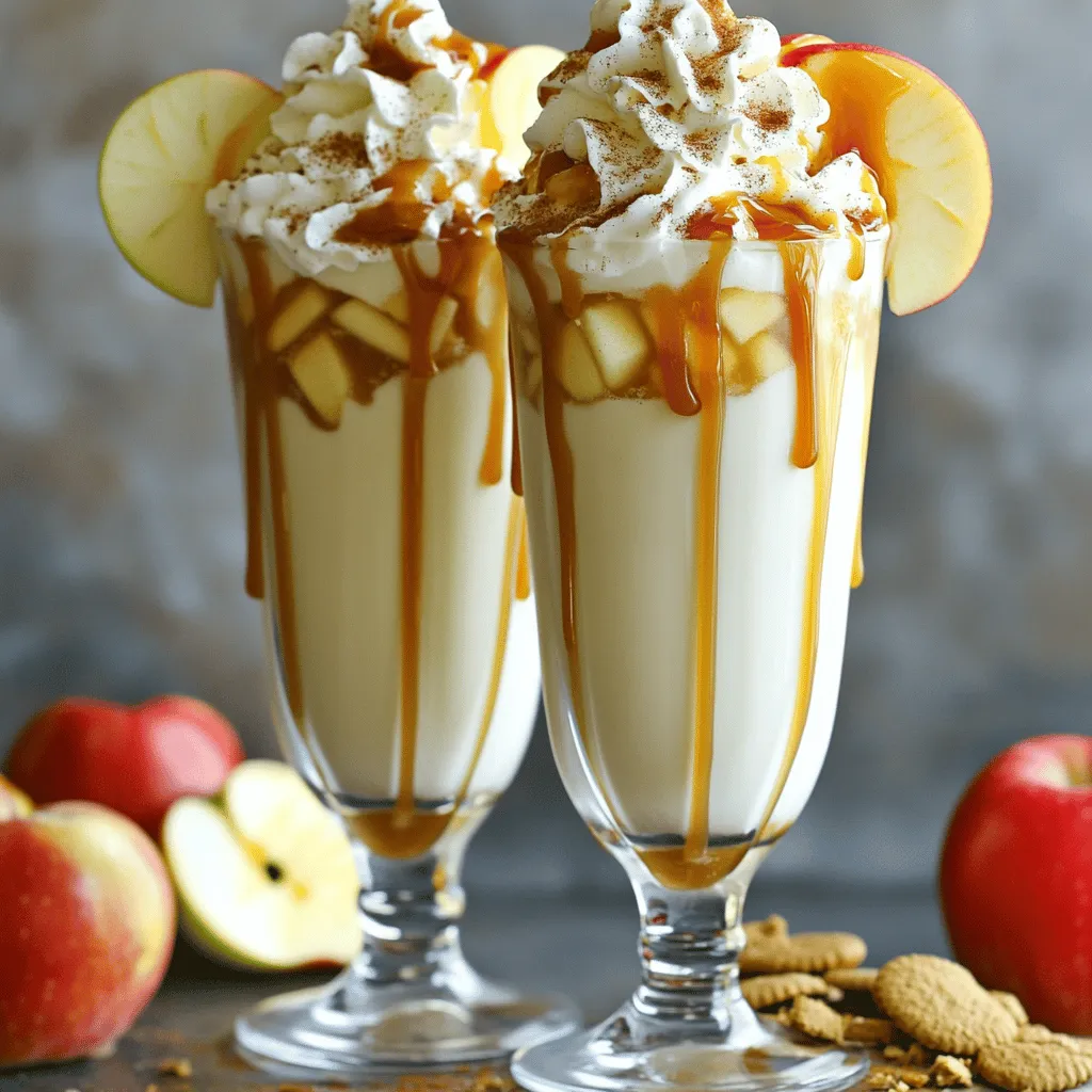 Caramel Apple Milkshake Tasty and Smooth Recipe